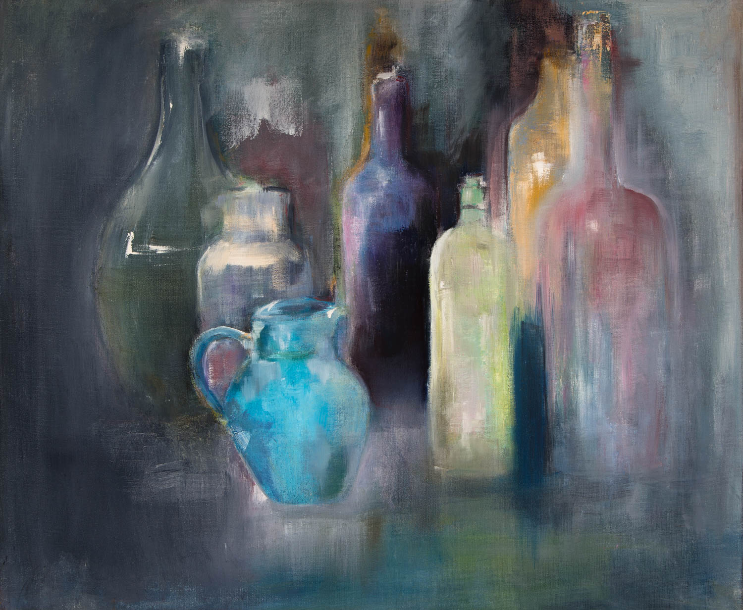 La cruche bleue